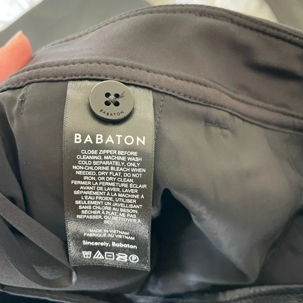 Aritzia Babaton vegan leather straight leg pants - Picture 8 of 11